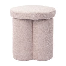 Clover Chenille Ottoman